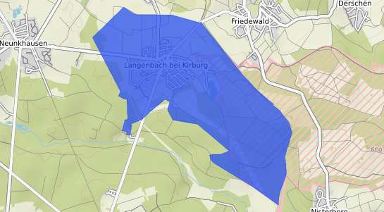 Bodenrichtwertkarte Langenbach bei Kirburg